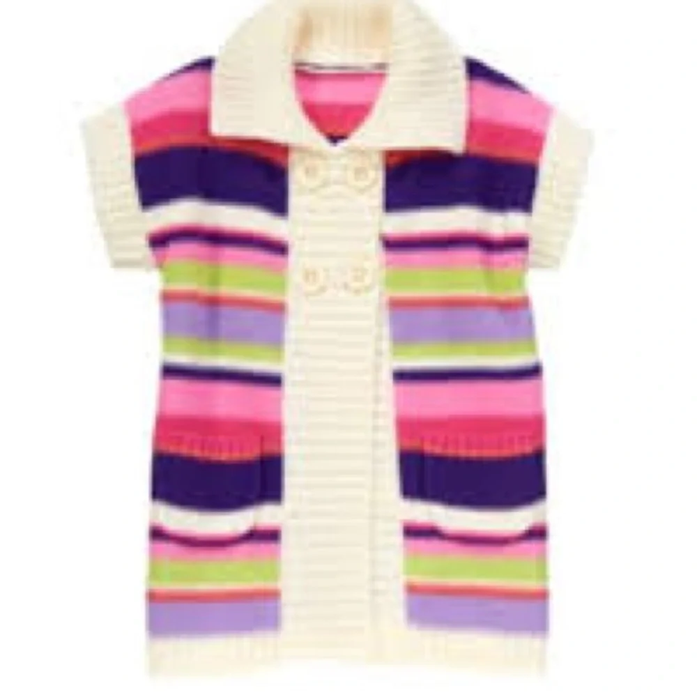 2013 Gymboree Corgi Line Multi Stripe Sweater size 2T - Picture 3 of 10